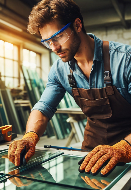 Team Leone Serramenti all'opera